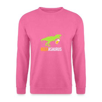 dinosaure - Sweat-shirt Unisexe - rose - Devant