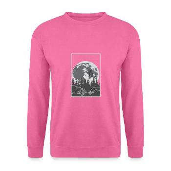 Bigfoot appelle à la maison - Sweat-shirt Unisexe - rose - Devant