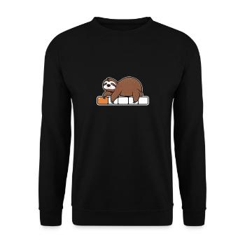 Une ronde de refroidissement - Sweat-shirt Unisexe - noir - Devant - Alina (178cm) & Michal (187cm)