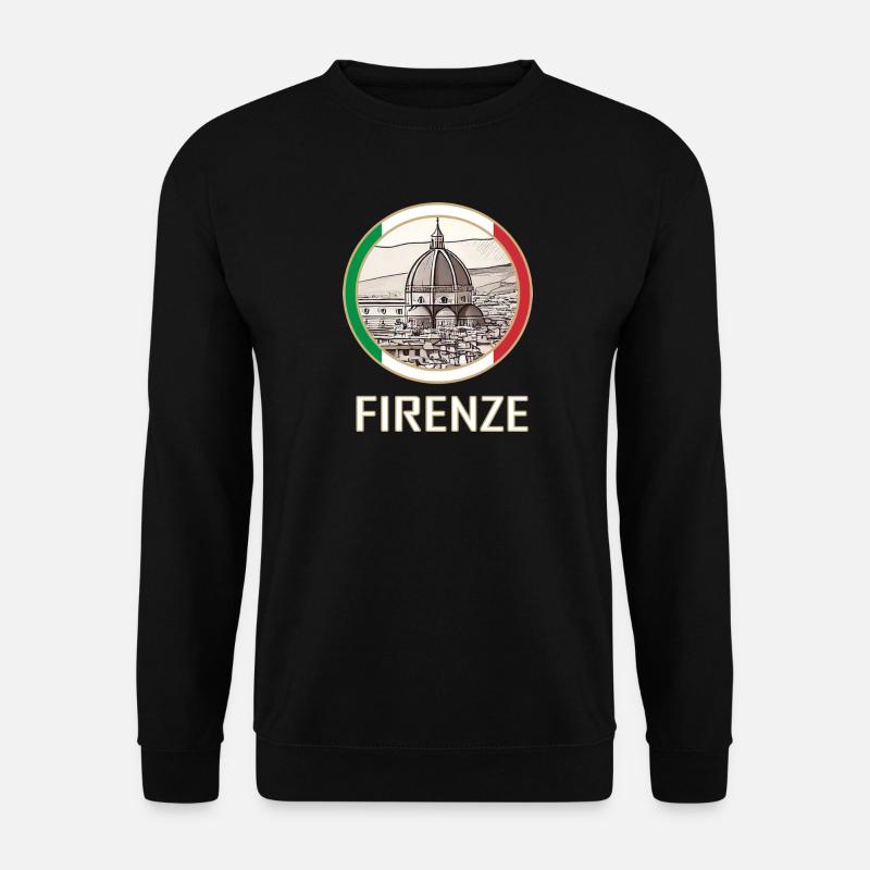Florenz, Firenze - Unisex Pullover - Schwarz