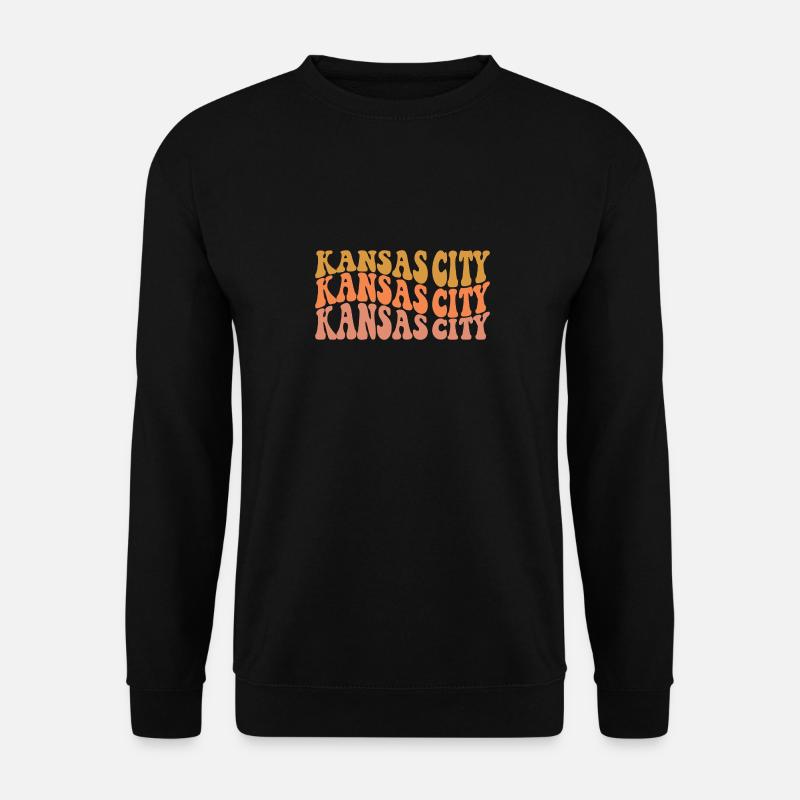 Kansas City - Unisex Pullover - Schwarz