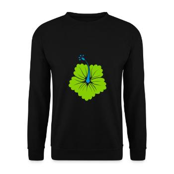 jardin de fleurs - Sweat-shirt Unisexe - noir - Devant - Alina (178cm) & Michal (187cm)