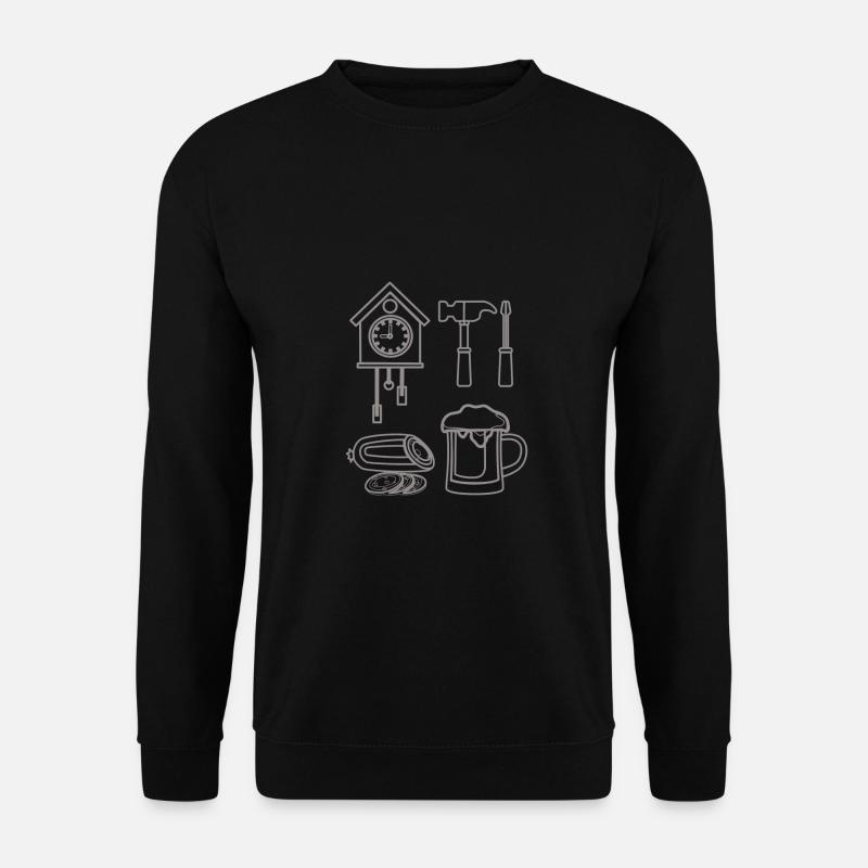 German grey - Unisex Pullover - Schwarz