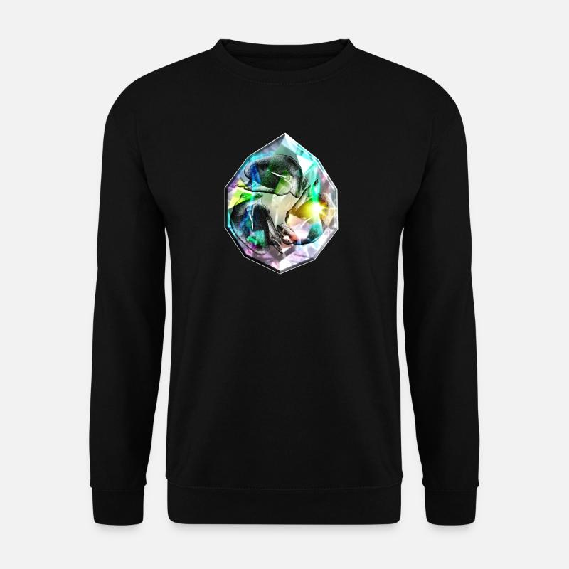 Interdimensionaler Diamant - Unisex Pullover - Schwarz