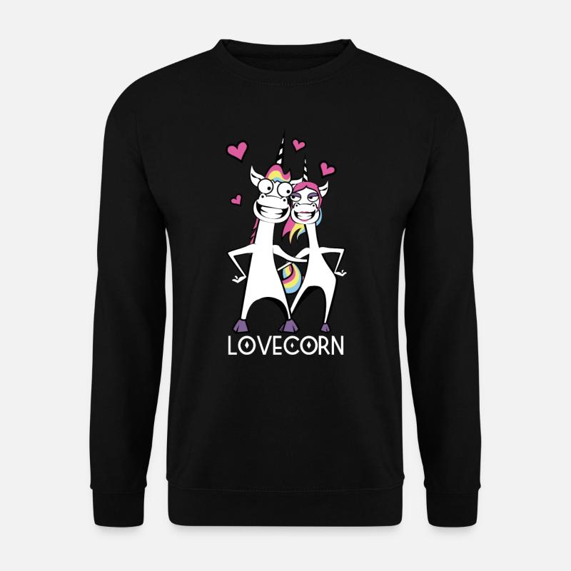 Lovecorn - Unisex Pullover - Schwarz