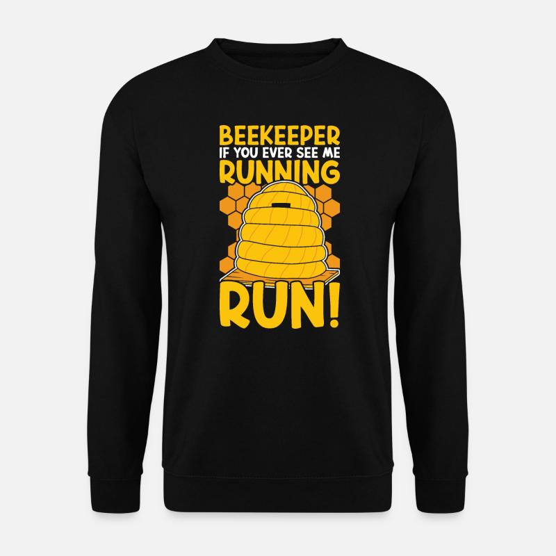 Beekeeper Honeybee Apiarist Beekeeping Bee Keeper - Unisex Sweatshirt - black