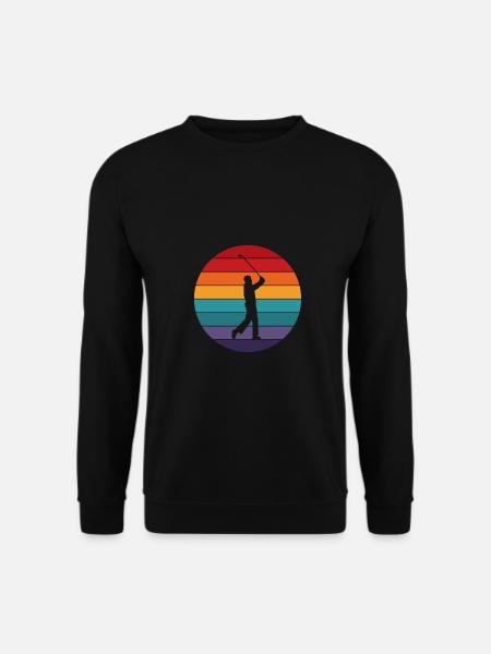 RETRO GOLF DESIGN - Unisex Sweatshirt - black