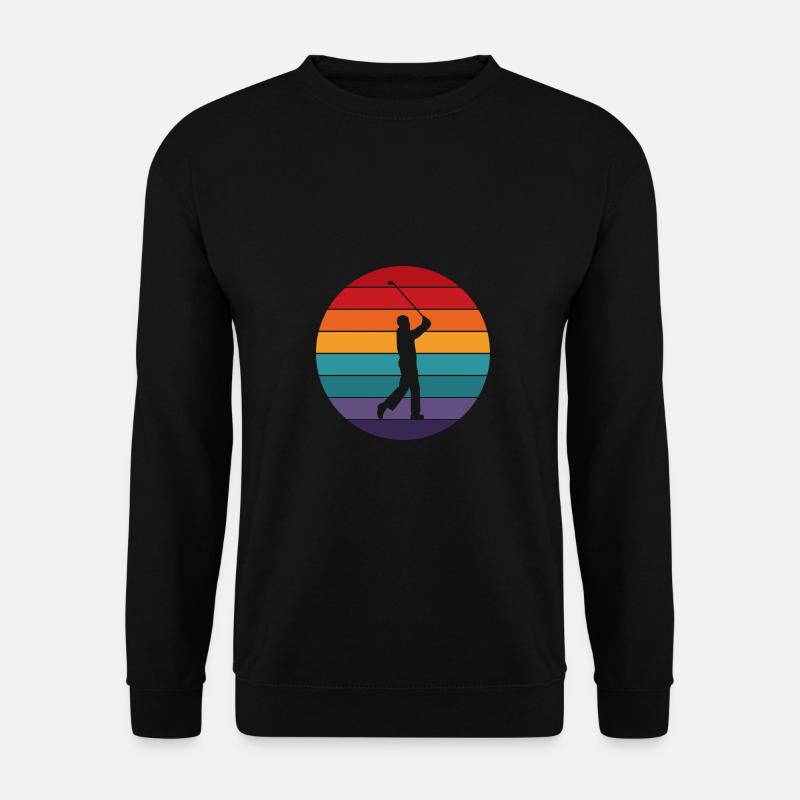 RETRO GOLF DESIGN - Unisex Sweatshirt - black