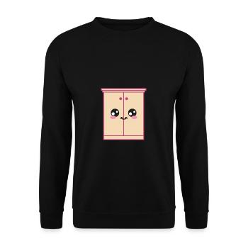 Cabinet Kawaii Sweet - Unisex Sweatshirt - black - Front - Alina (178cm) & Michal (187cm)