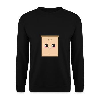 Cabinet Kawaii Cute - Unisex Sweatshirt - black - Front - Alina (178cm) & Michal (187cm)