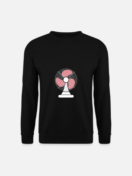 Ventilator Sommer Hitze - Unisex Pullover - Schwarz