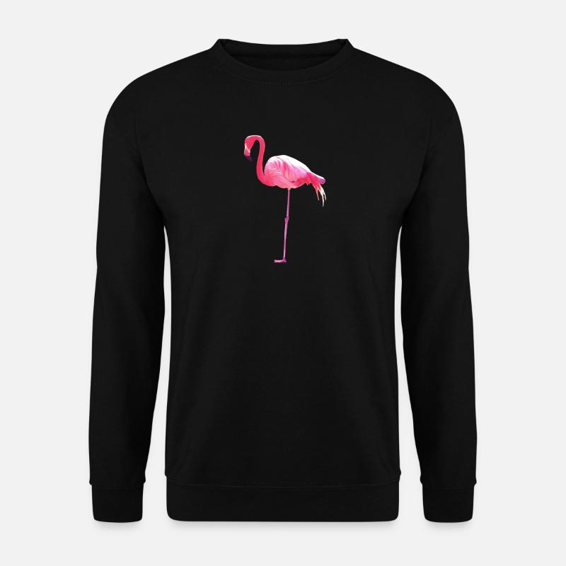 Pink Flamingo - Unisex Pullover - Schwarz