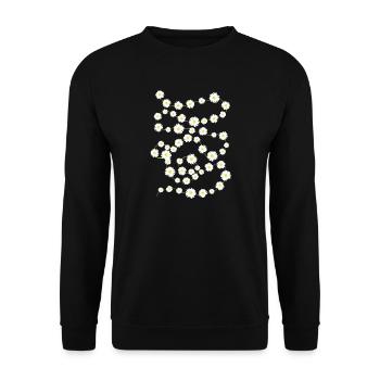 Daisy Chain - Unisex Pullover - Schwarz - Vorne - Alina (178cm) & Michal (187cm)