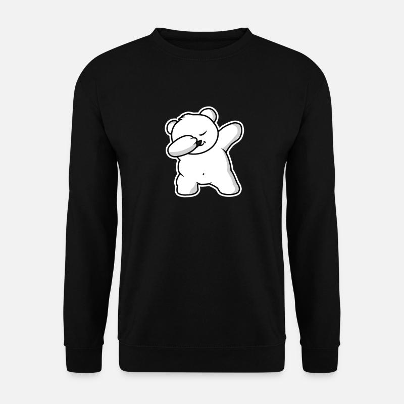 Winter Baer Eisbaer Dab - Sweat-shirt Unisexe - noir