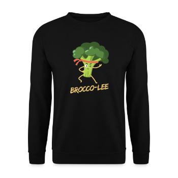 Brocco-Lee - gesunder Kampfsport - Unisex Pullover - Schwarz - Vorne - Alina (178cm) & Michal (187cm)