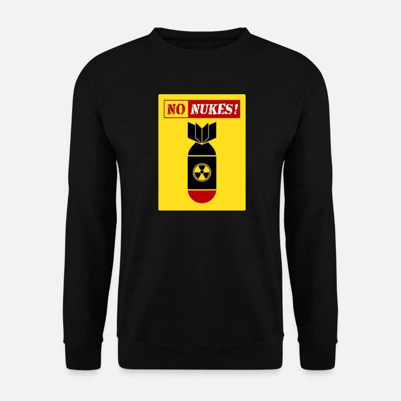 ANTI NUKES WEAPONS | NO NUKES MOVEMENT - Unisex Sweatshirt - black