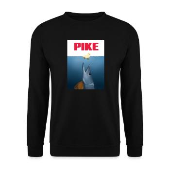 Pike attack - Unisex Sweatshirt - black - Front - Alina (178cm) & Michal (187cm)