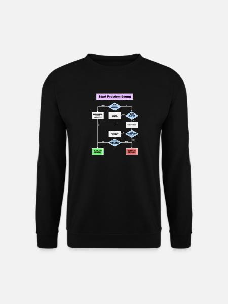 Problemlösung - Unisex Pullover - Schwarz