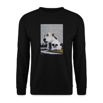 Art Dog - Unisex Pullover - Schwarz - Vorne - Alina (178cm) & Michal (187cm)