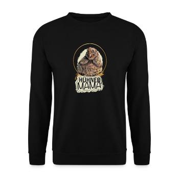 La maman des poules - Sweat-shirt Unisexe - noir - Devant - Alina (178cm) & Michal (187cm)