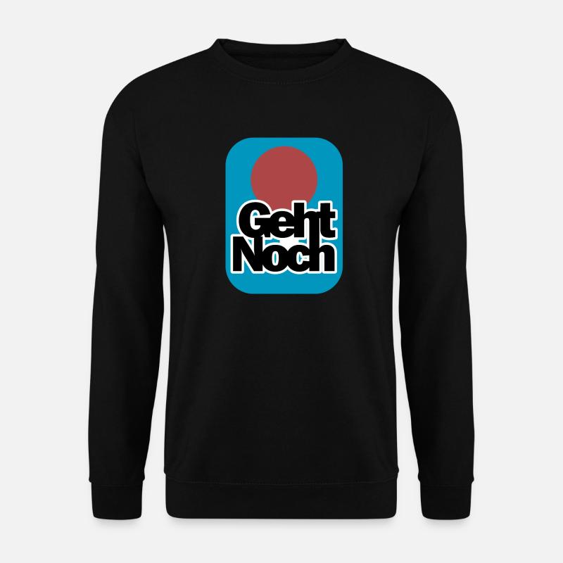 Lebensfreude Sonne Design - Unisex Pullover - Schwarz