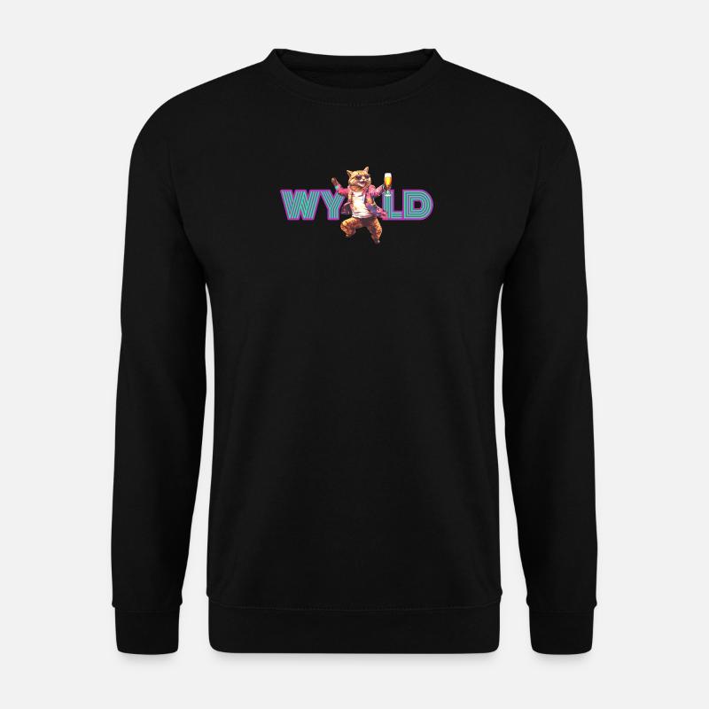Wyld Cat - Unisex Pullover - Schwarz