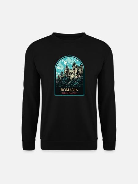 Entdecken Sie das Geheimnis von Schloss Bran - Unisex Pullover - Schwarz