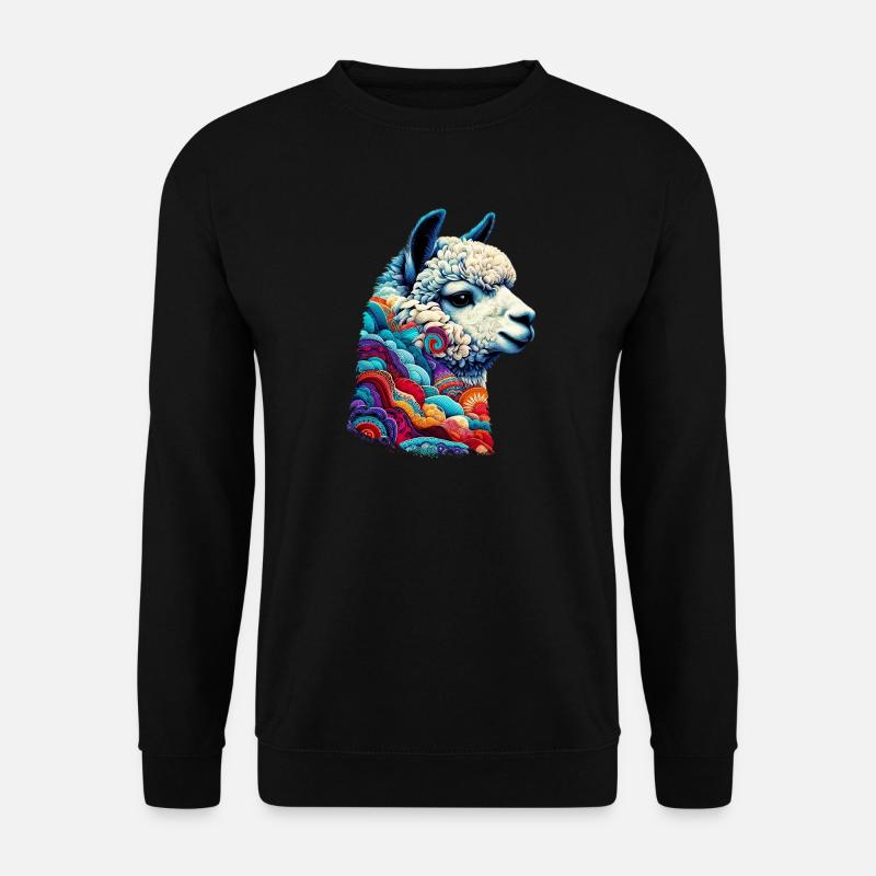 Alpaka - Unisex Pullover - Schwarz
