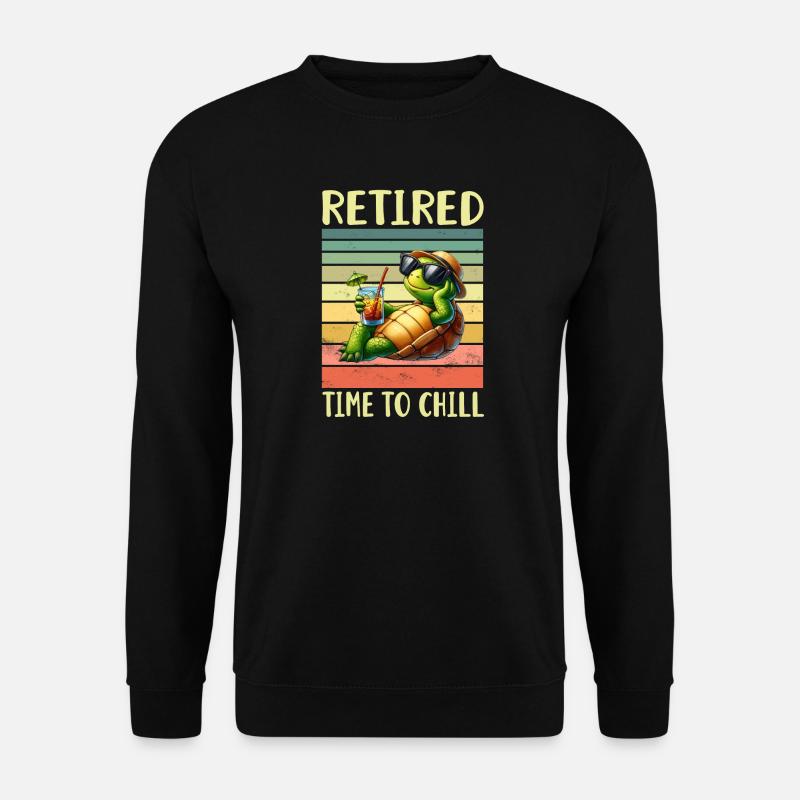 Ruhestand Rentner - Unisex Pullover - Schwarz
