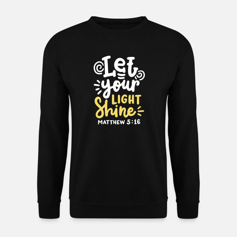 Bibelvers Christlich - Unisex Pullover - Schwarz