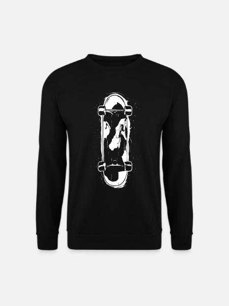 Skateboard Sketch - Unisex Sweatshirt - black