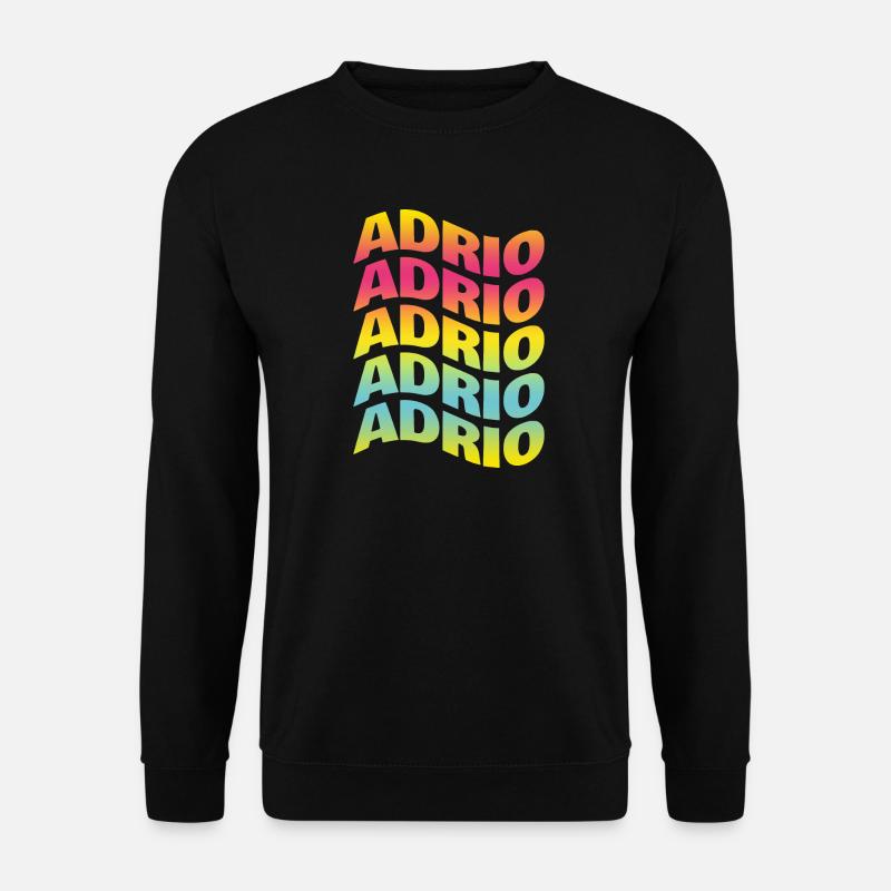 Adrio wave effect t-shirt gift idea - Unisex Sweatshirt - black