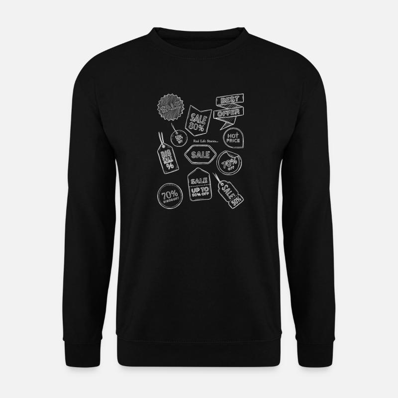 Tableau noir vente Doodles - Sweat-shirt Unisexe - noir