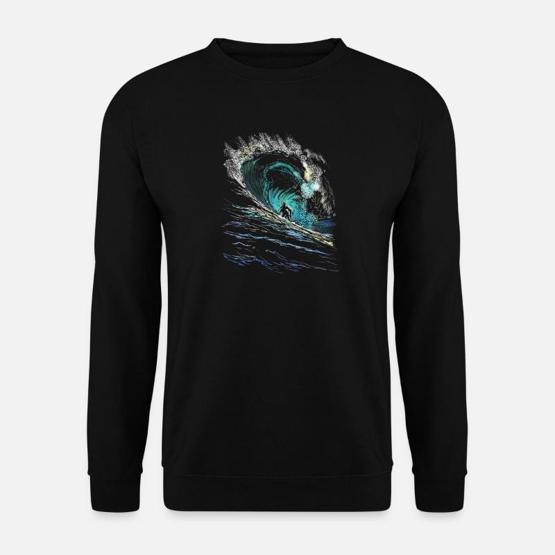 Surfer - Unisex Pullover - Schwarz