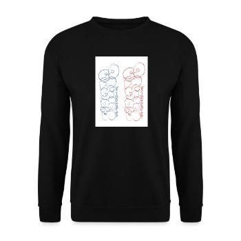 Paris. France. Europe. World. - Unisex Sweatshirt - black - Front - Alina (178cm) & Michal (187cm)