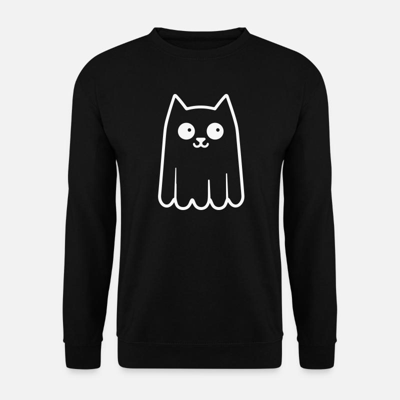 Ghost Cat - Unisex Sweatshirt - black