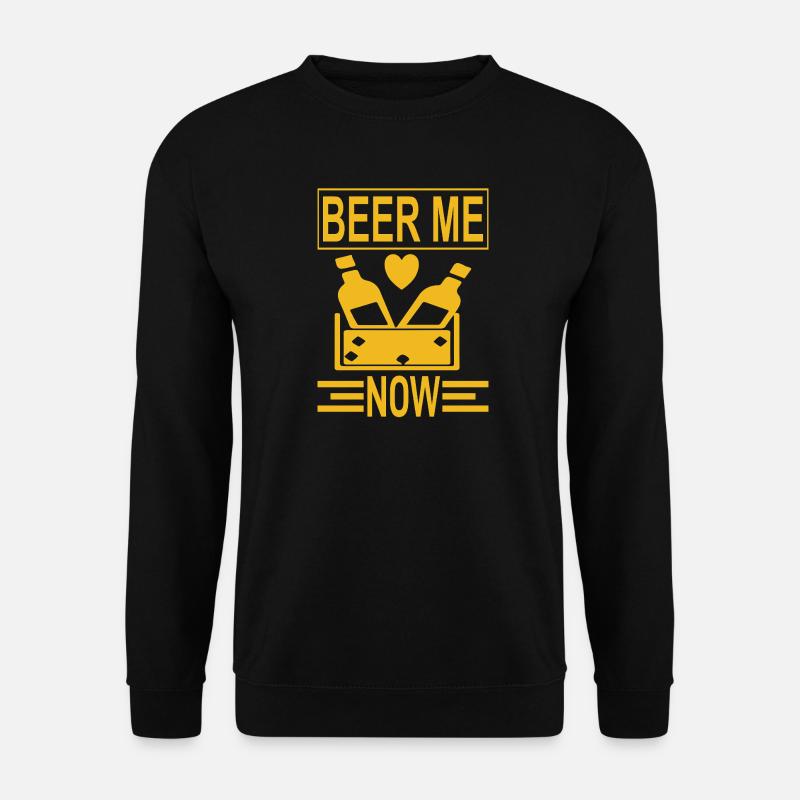 Beer me now - Unisex Pullover - Schwarz