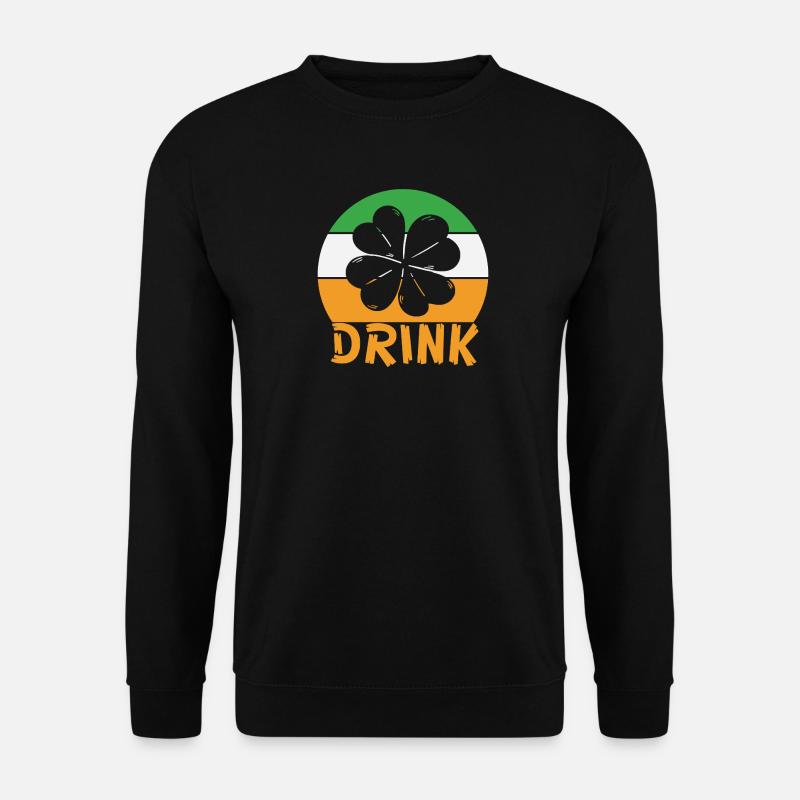 St. Patricks Day drink - Unisex Pullover - Schwarz