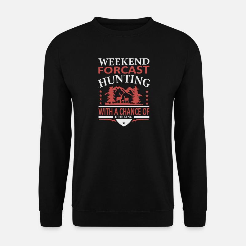 Jagd Wochenende - Unisex Pullover - Schwarz
