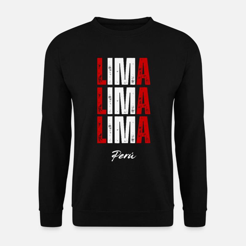 Lima Peru, Peruvian pride - Unisex Sweatshirt - black