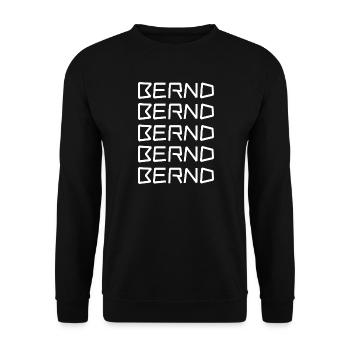 Bachelor Bernd - Unisex Sweatshirt - black - Front - Alina (178cm) & Michal (187cm)