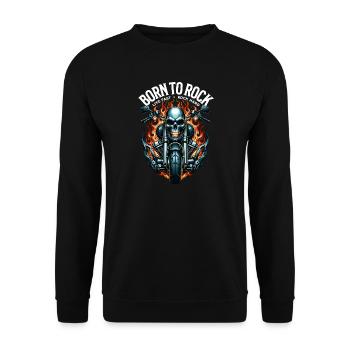 Rock and Roll Always and Forever Rockabilly 2025 - Unisex Sweatshirt - black - Front - Alina (178cm) & Michal (187cm)