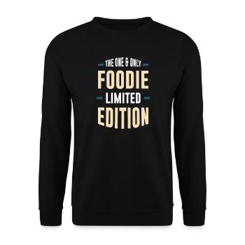 Limited Foodie Edition - Unisex Sweatshirt - black - Front - Alina (178cm) & Michal (187cm)