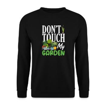 Garden & Plant Lovers Gifts - Unisex Sweatshirt - black - Front - Alina (178cm) & Michal (187cm)