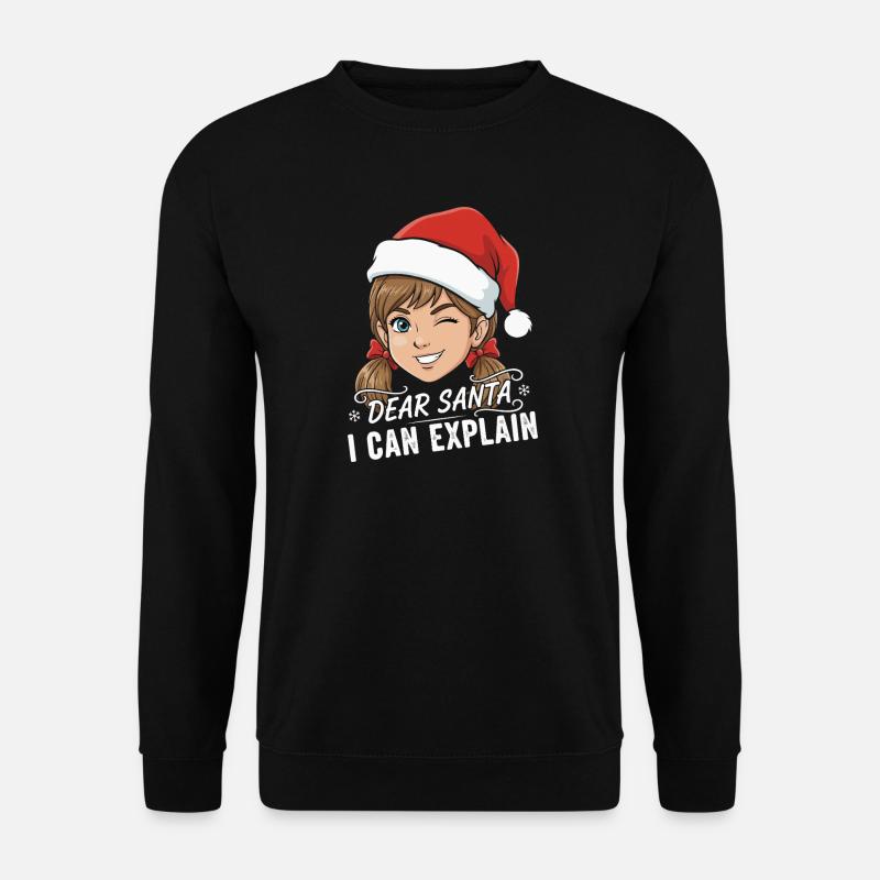 Dear Santa I Can Explain - Unisex Sweatshirt - black