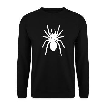 Tarantula Tarantula Realistic Vector - Unisex Sweatshirt - black - Front - Alina (178cm) & Michal (187cm)