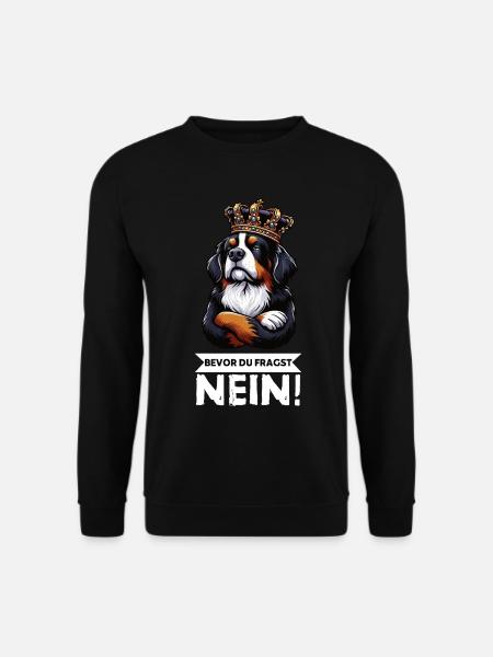 Bevor Du Fragst Berner Sennenhund Sennenhunde - Unisex Pullover - Schwarz