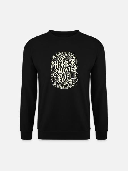 Horror Movies Fan Circle - Unisex Sweatshirt - black
