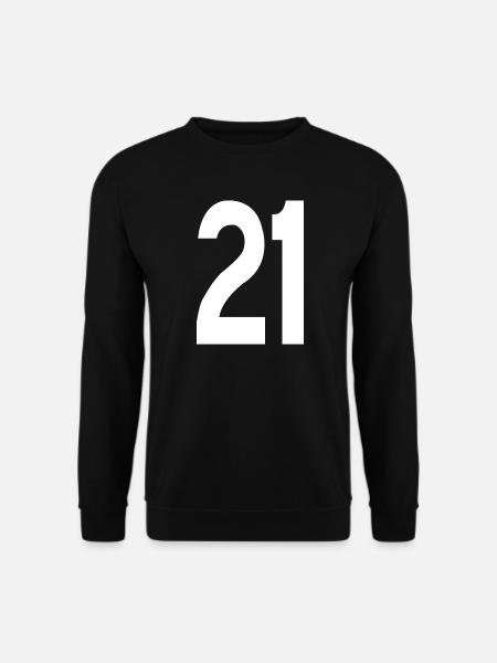 21 Number - Unisex Sweatshirt - black