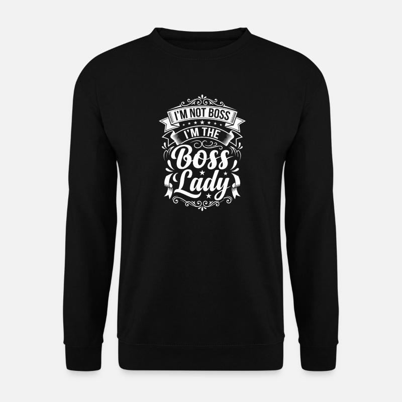 Ich bin die Chefin - Unisex Sweatshirt - black